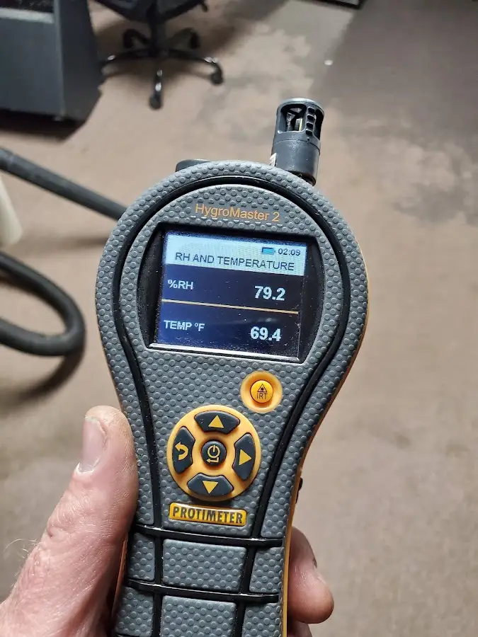 Moisture meter humidity assessment for Mold Remediation & Removal in Lumberton